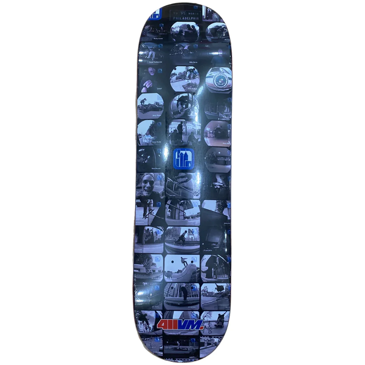 411VM Philadelphia Metroprospective Frame Grabs Skateboard Deck - 8.25