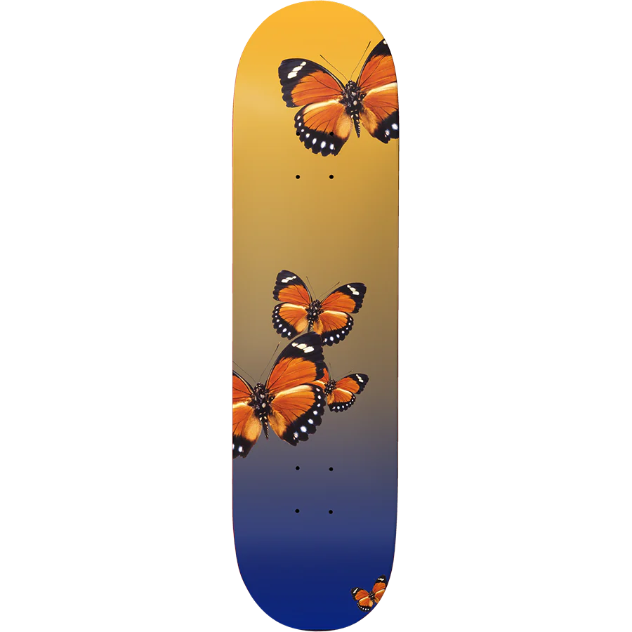 917 Butterfly Slick Skateboard Deck Gold - 8.5