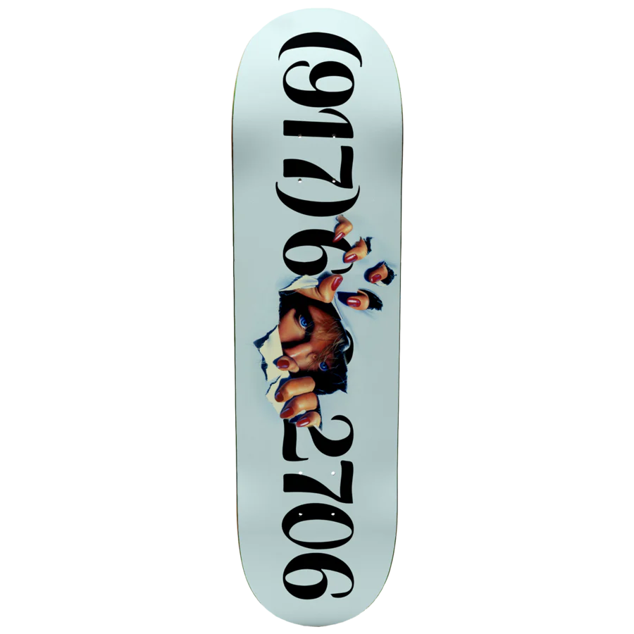 917 Dialtone Ripper Blue Skateboard Deck - 8.25