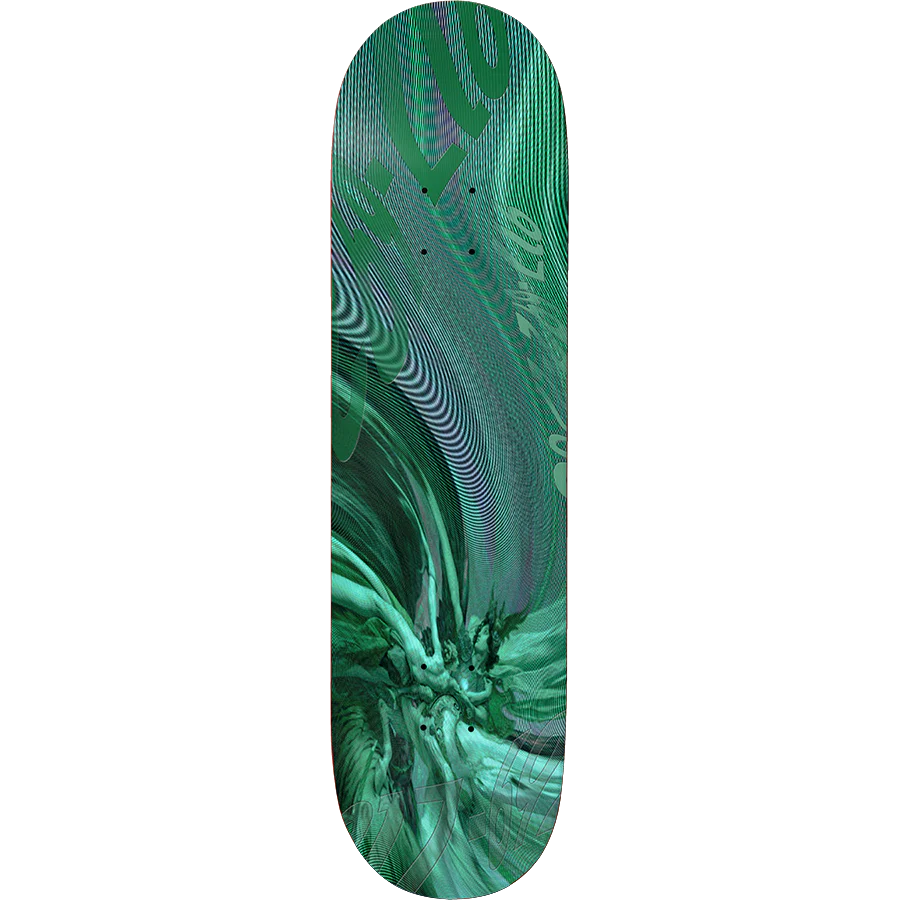 917 Liquify Green Skateboard Deck - 8.18