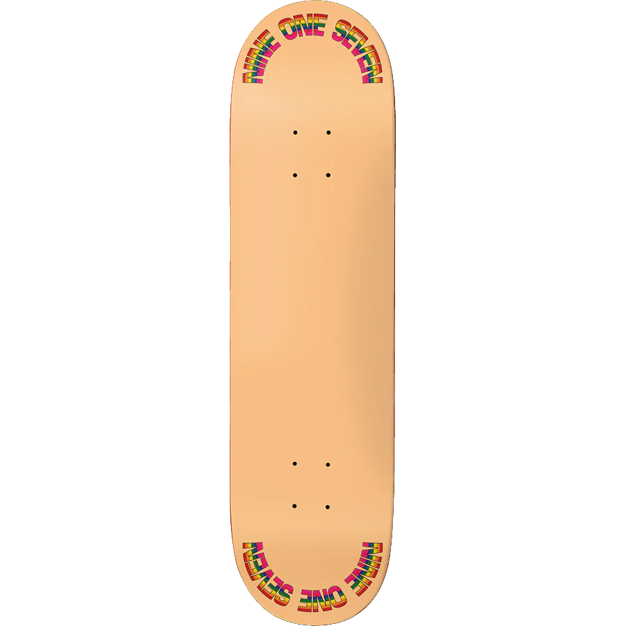 917 Rainbow Slick Skateboard Deck Peach - 8.25