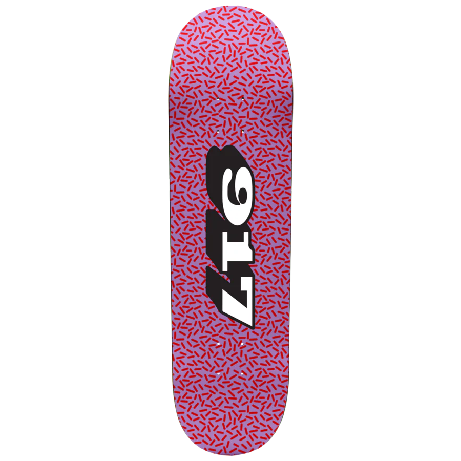 917 Sprinkle Pink Skateboard Deck - 8.5