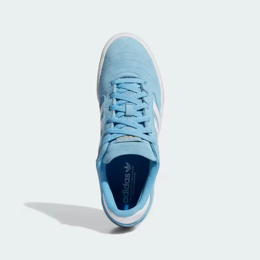 Adidas Busenitz Vulc II Skate Shoes - Cloud White / Cloud White / Gold Metallic - Image 3