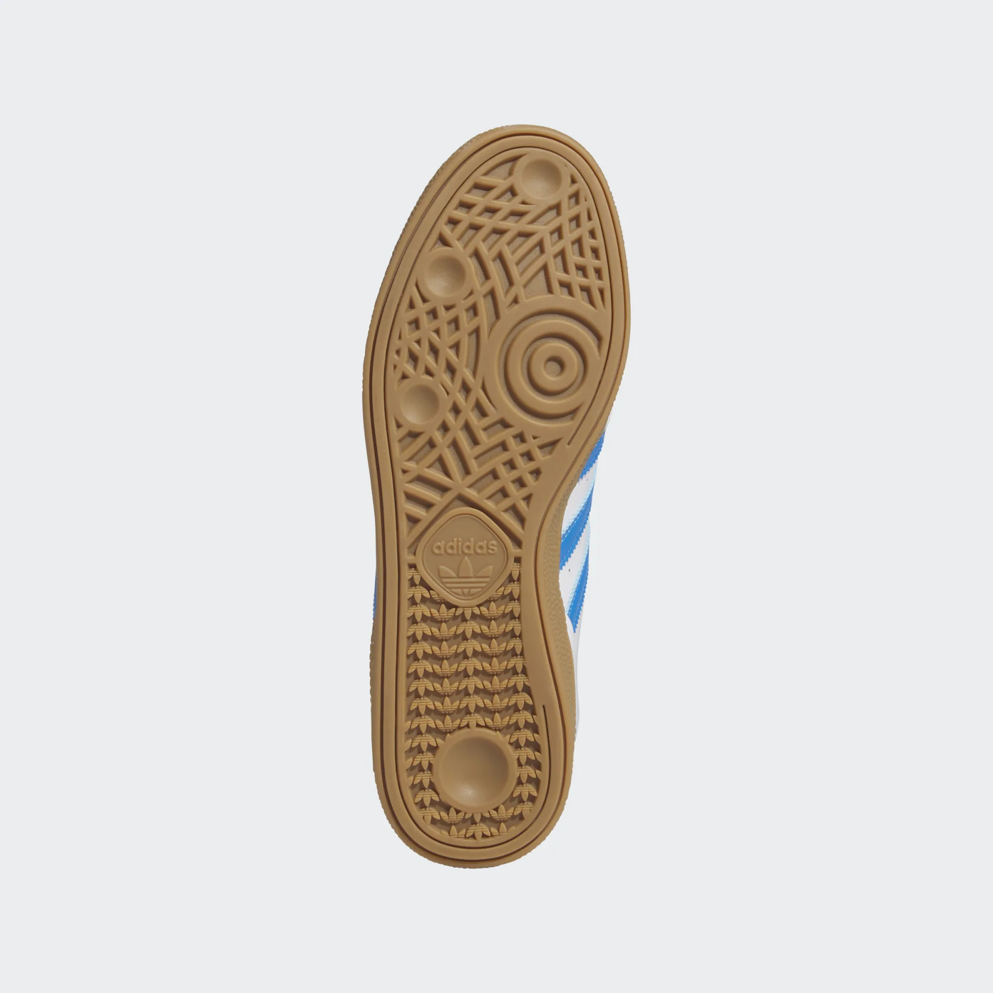 adidas Skateboarding Busenitz Pro Skate Shoes - Cloud White / Blue Bird / Gold Metallic - Image 4