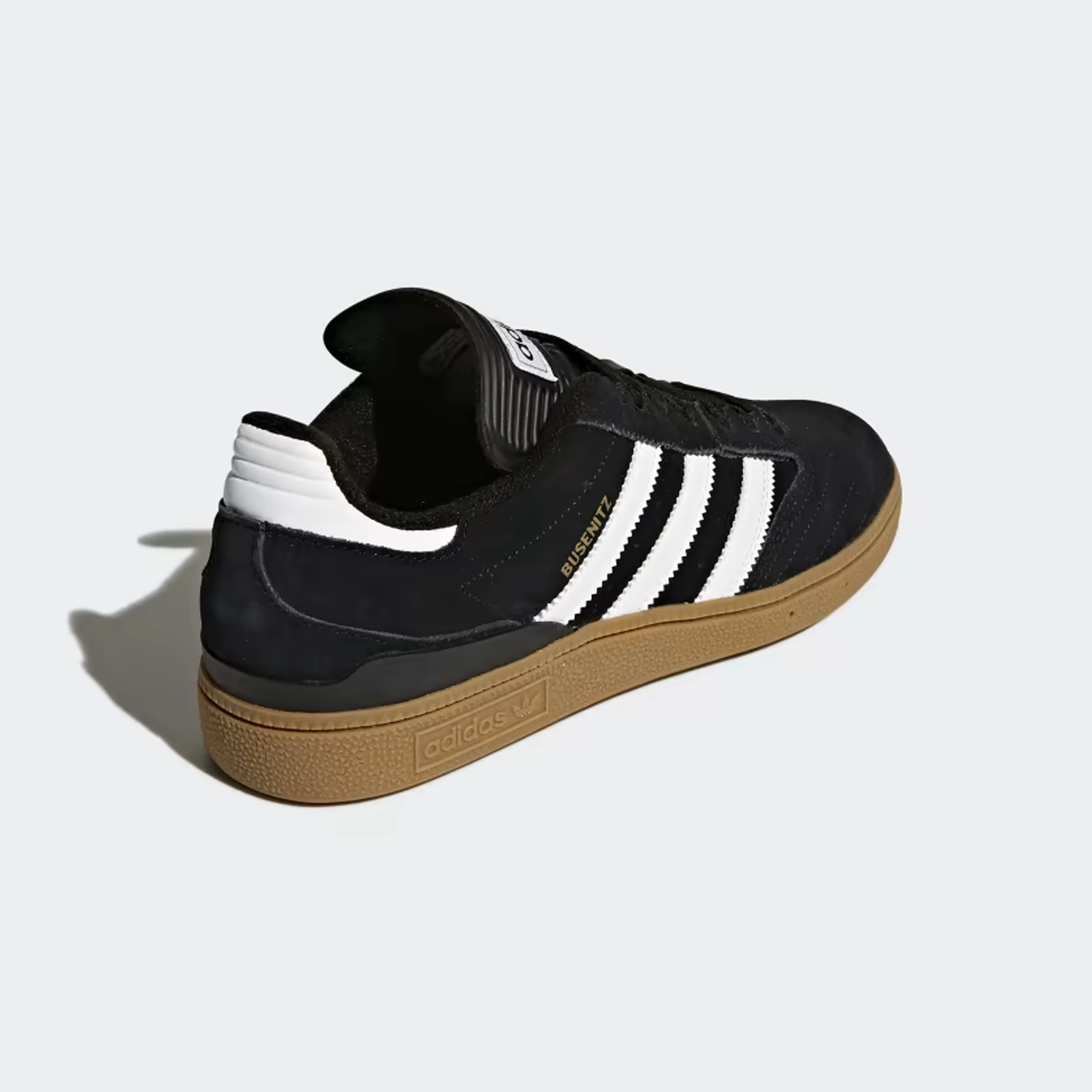 adidas Skateboarding Busenitz Pro Skate Shoes - Core Black / Footwear White / Gold Metallic - Image 5