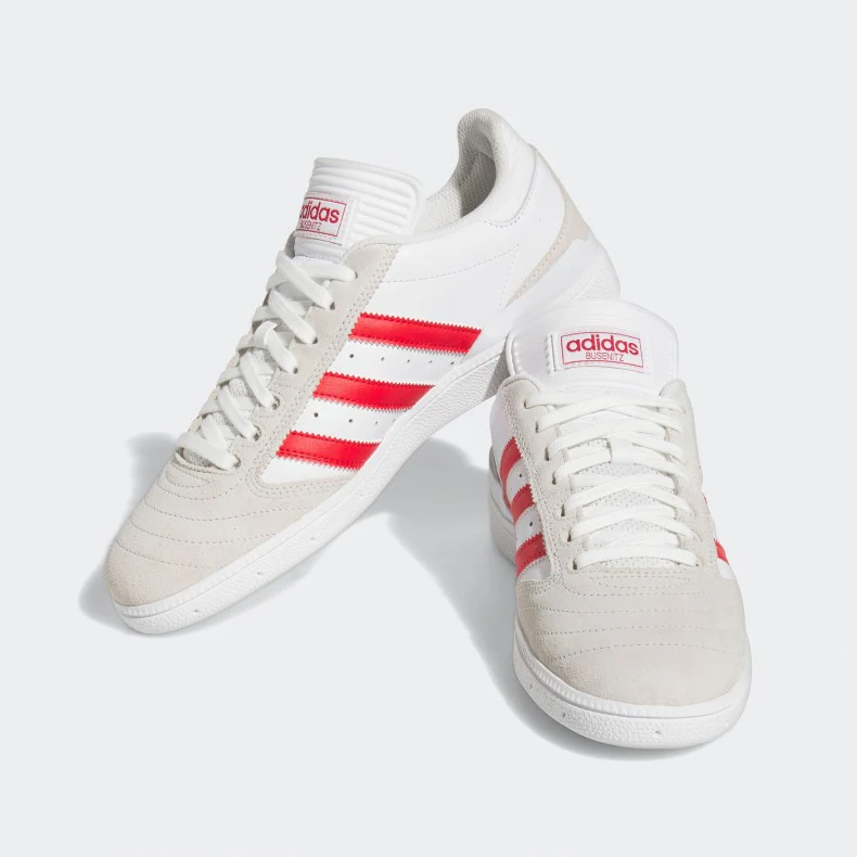 Adidas Skateboarding Busenitz Skateboarding Shoe - White/Better Scarlet/Gold Metallic - Image 4