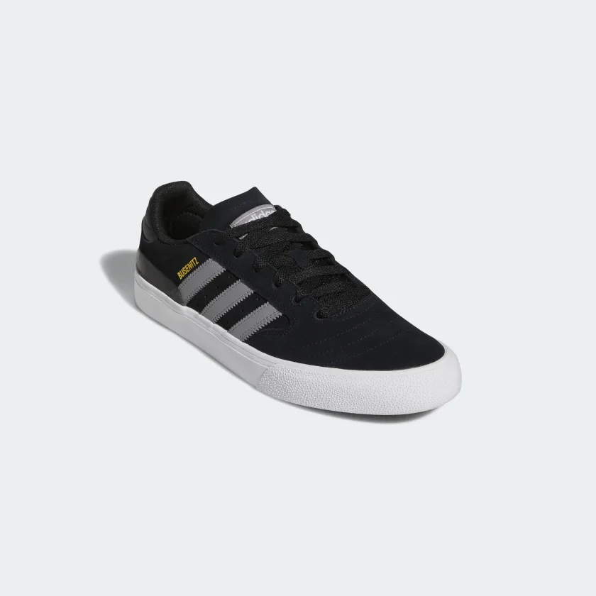 Adidas Skateboarding Busenitz Vulc II Skate Shoes - Core Black/Grey Three/Cloud White - Image 4