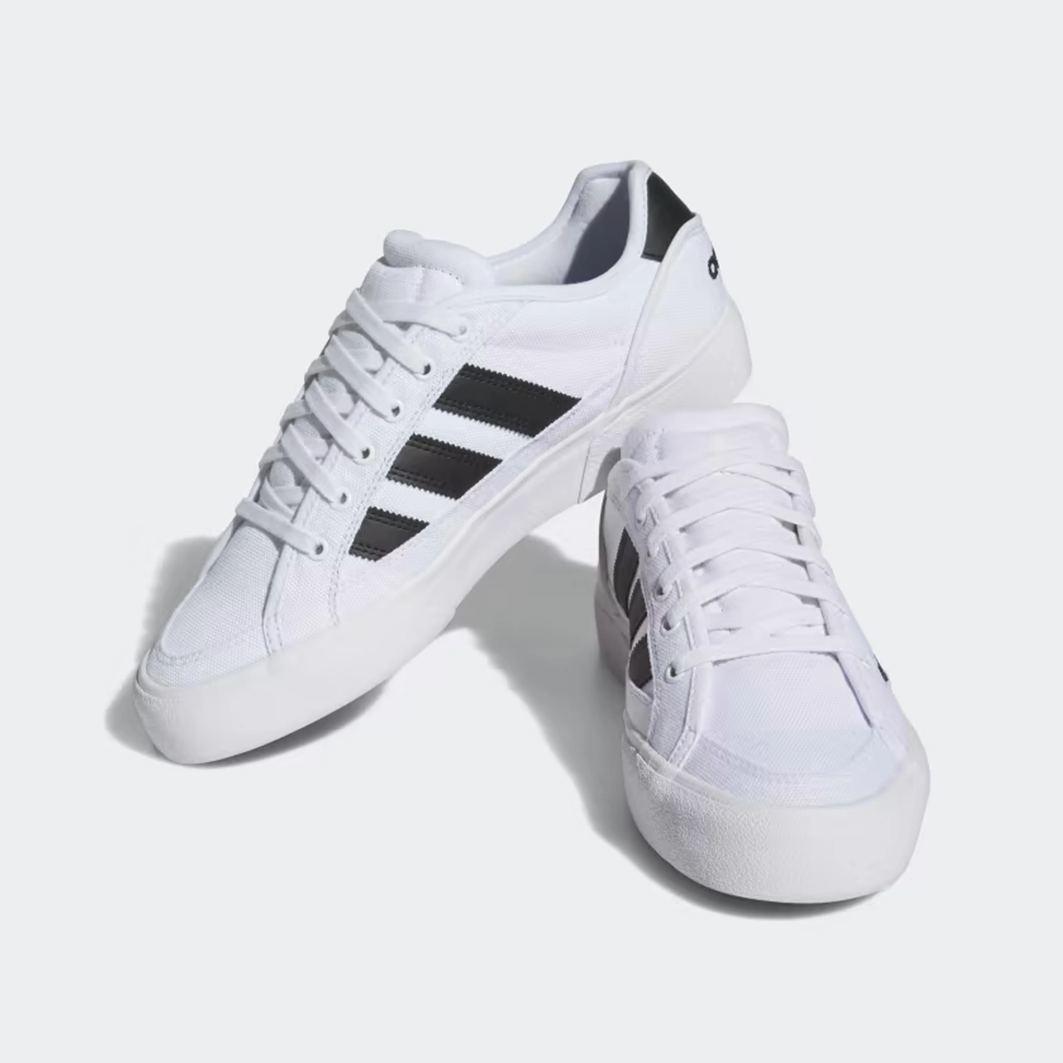 adidas Skateboarding Court TNS Premiere Skate Shoes - Cloud White / Core Black / Gold Metallic - Image 4