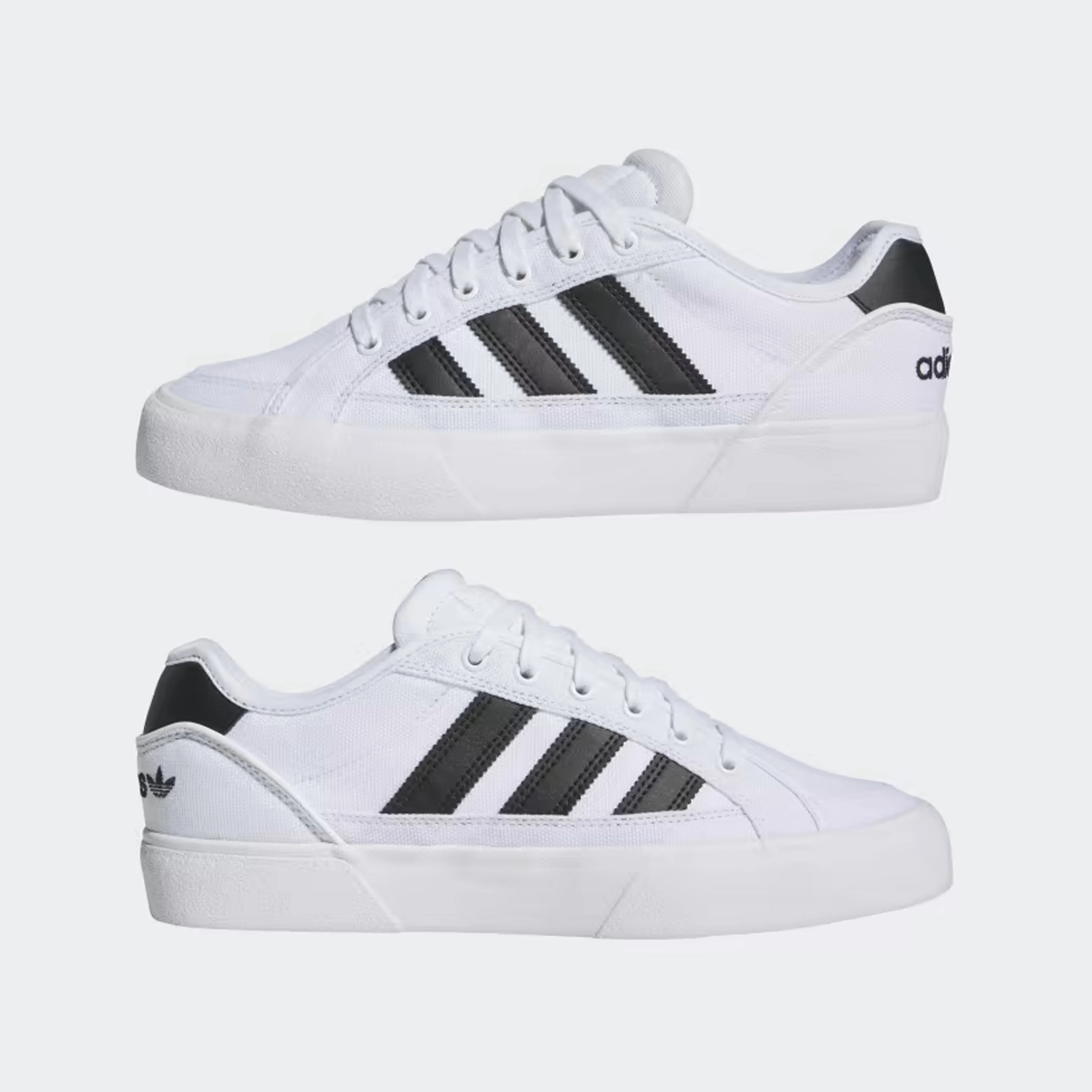 adidas Skateboarding Court TNS Premiere Skate Shoes - Cloud White / Core Black / Gold Metallic - Image 7