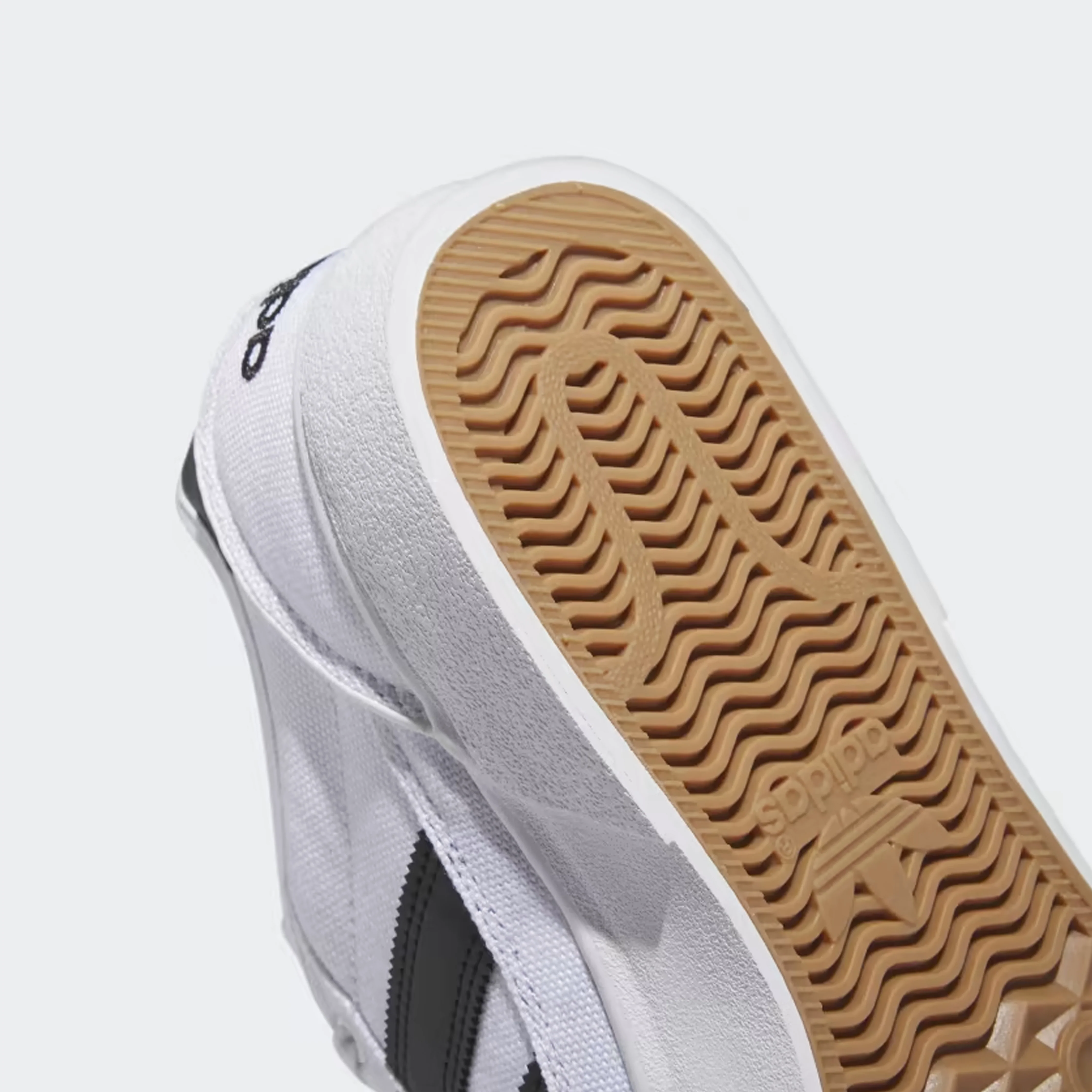 adidas Skateboarding Court TNS Premiere Skate Shoes - Cloud White / Core Black / Gold Metallic - Image 9