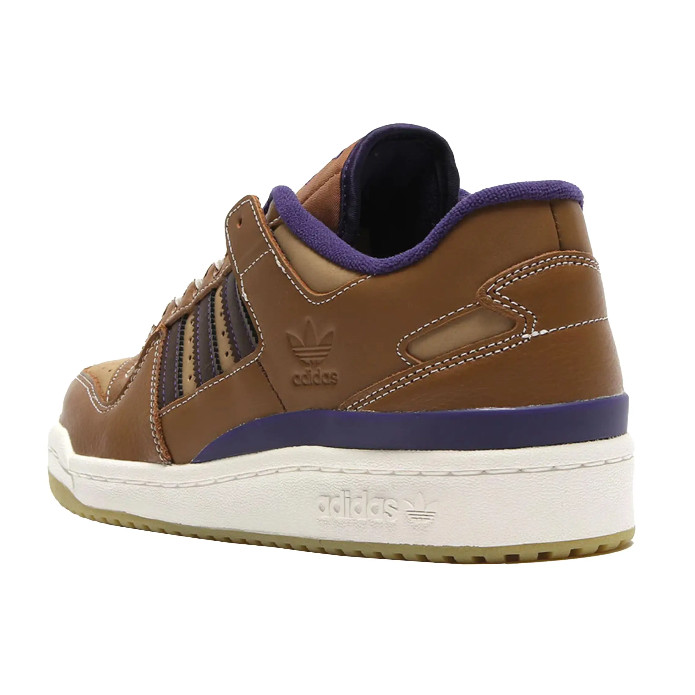 adidas Skateboarding Heitor Forum 84 Low ADV Skate Shoes - Wild Brown / Cardboard / Dark Brown - Image 5