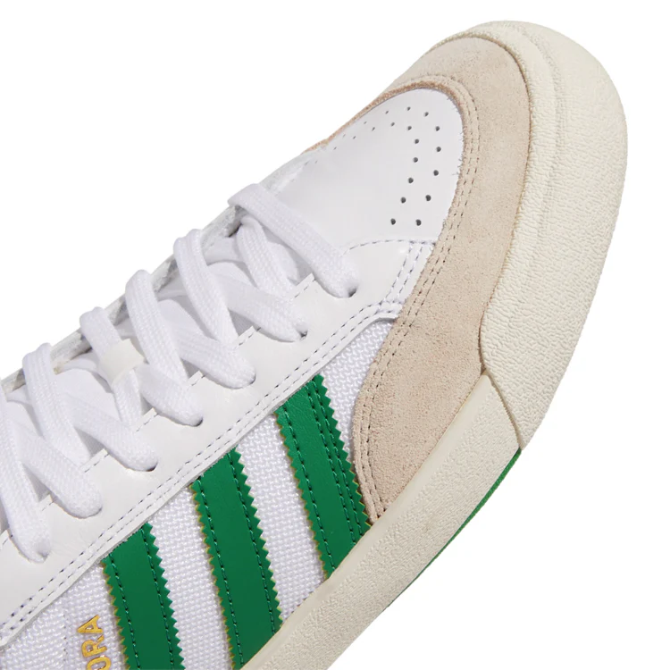 Adidas Skateboarding Nora Pro Skate Shoe - Cloud White Green White - Image 4