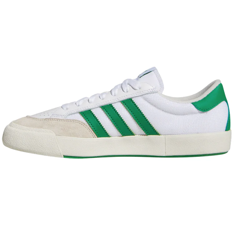 Adidas Skateboarding Nora Pro Skate Shoe - Cloud White Green White - Image 6