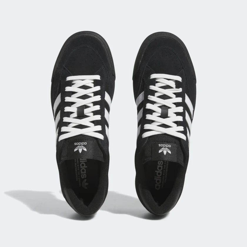 Adidas Skateboarding Nora Pro Skate Shoe - Core Black / Cloud White / Gold Metallic - Image 2