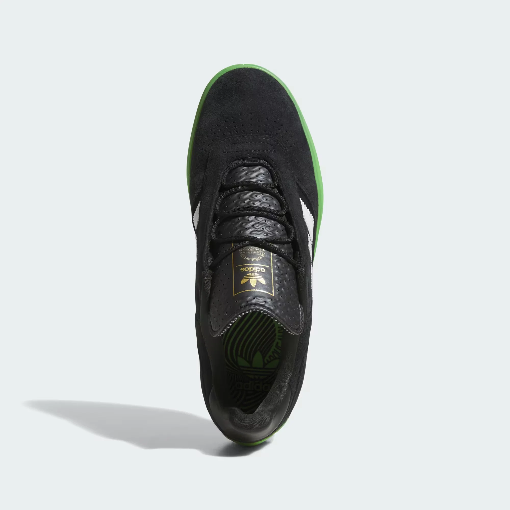 adidas Skateboarding Lucas Puig Skate Shoes - Core Black / Cloud White / Semi Solar Green - Image 2
