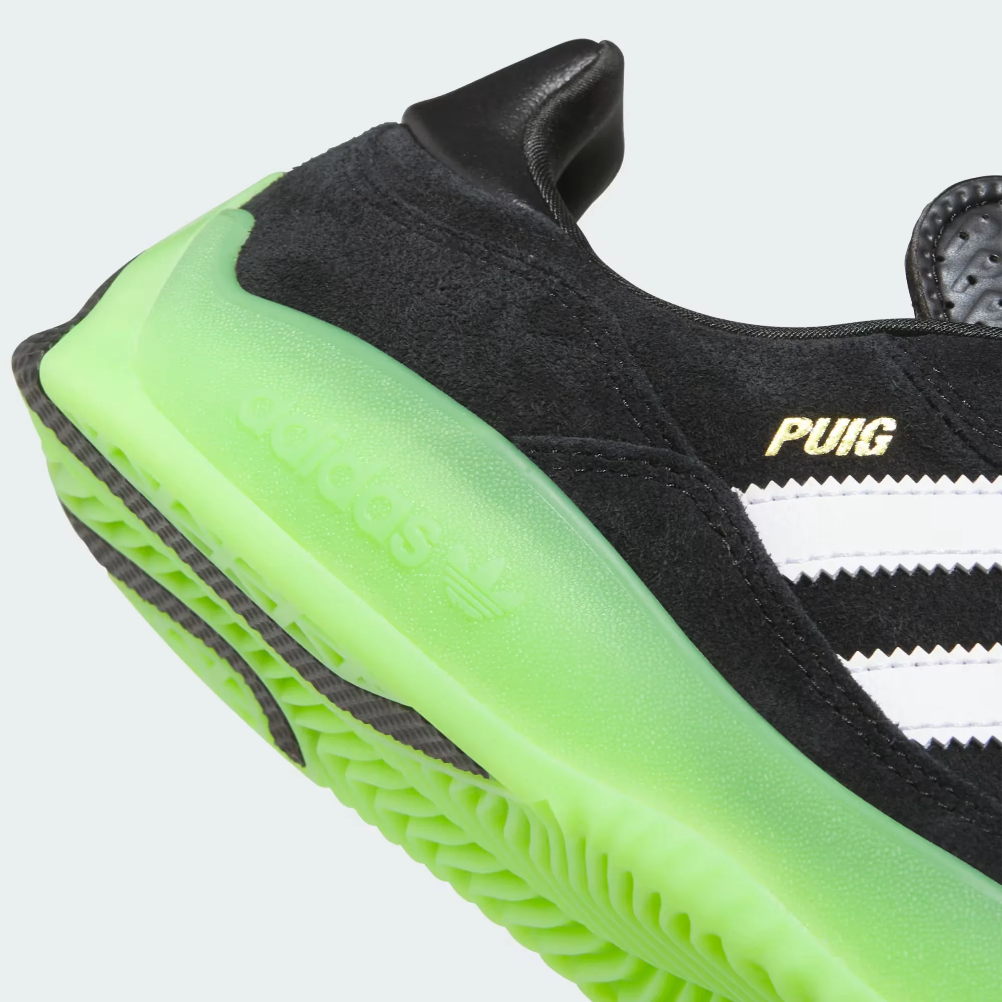 adidas Skateboarding Lucas Puig Skate Shoes - Core Black / Cloud White / Semi Solar Green - Image 8