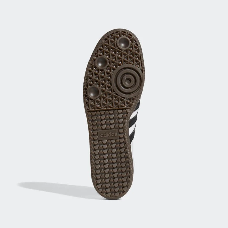 Adidas Skateboarding Samba ADV Skateboarding Shoes - Cloud White / Core Black / Clear Granite - Image 4