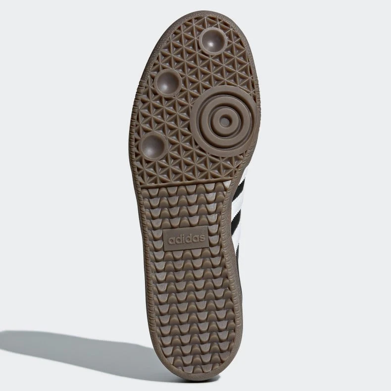 Adidas Skateboarding Samba ADV Skateboarding Shoes - Core Black / Cloud White / Gum5 - Image 2