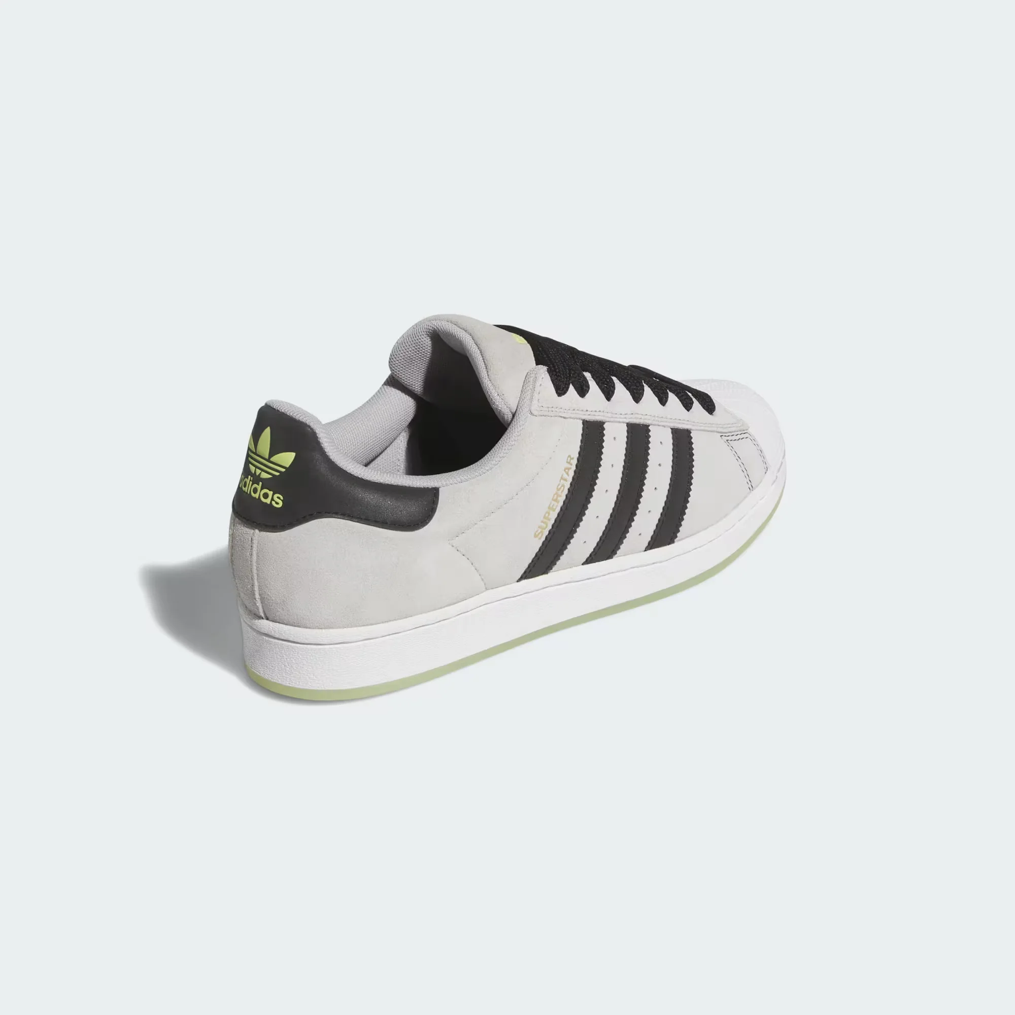 adidas Skateboarding Superstar ADV Skate Shoes - Grey Two / Core Black / Gold Metallic - Image 5