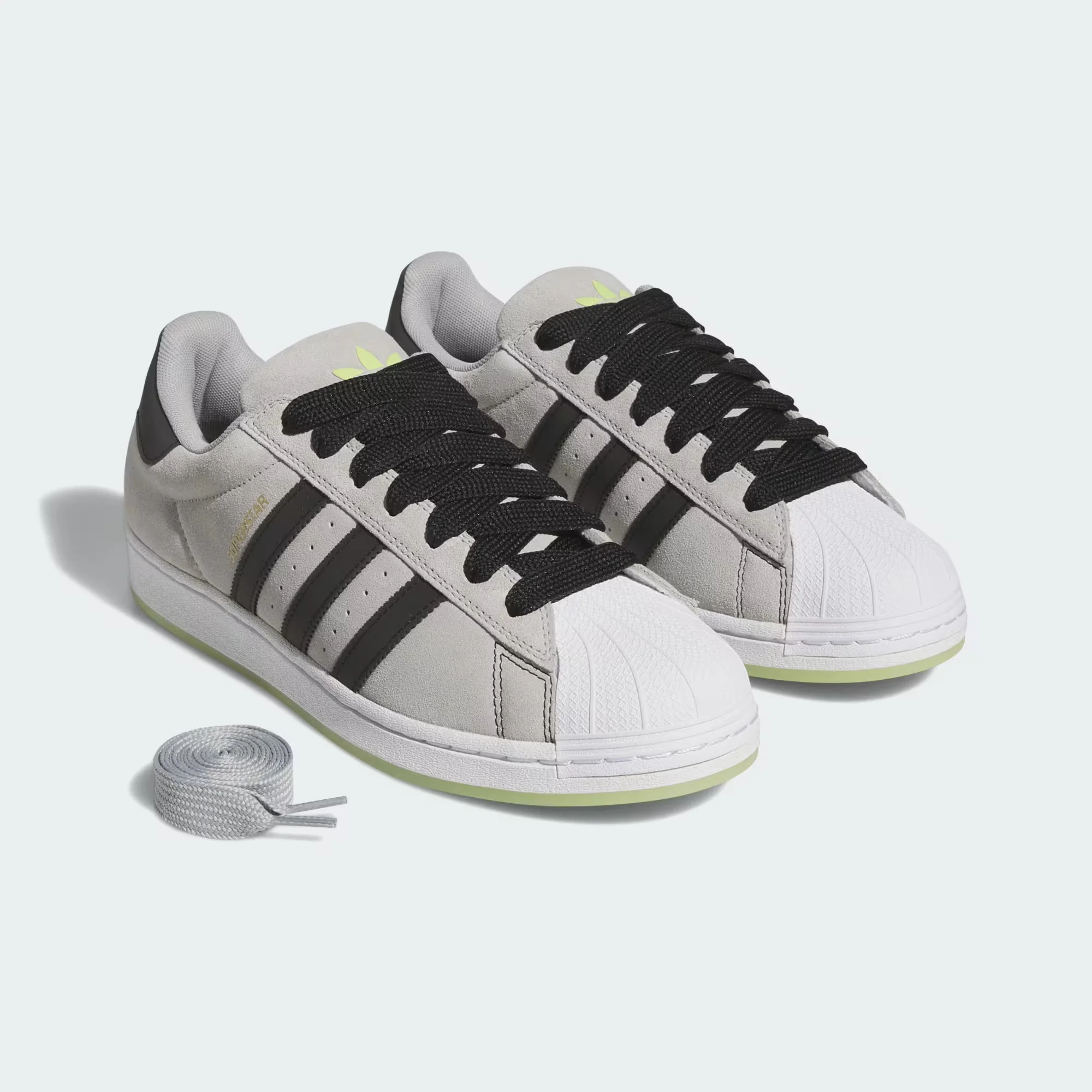 adidas Skateboarding Superstar ADV Skate Shoes - Grey Two / Core Black / Gold Metallic - Image 8