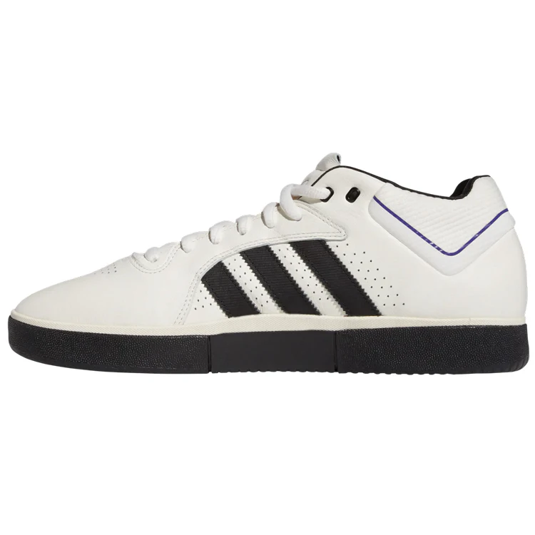 adidas Skateboarding Tyshawn Pro Skate Shoes - Cloud White / Core Black / Collegiate Purple - Image 3
