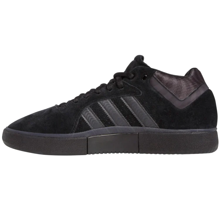 Adidas Skateboarding Tyshawn X Spitfire Skate Shoes - Black/Black/Silver - Image 3