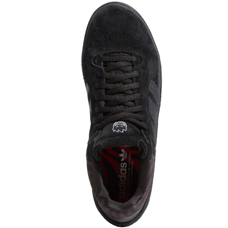 Adidas Skateboarding Tyshawn X Spitfire Skate Shoes - Black/Black/Silver - Image 5