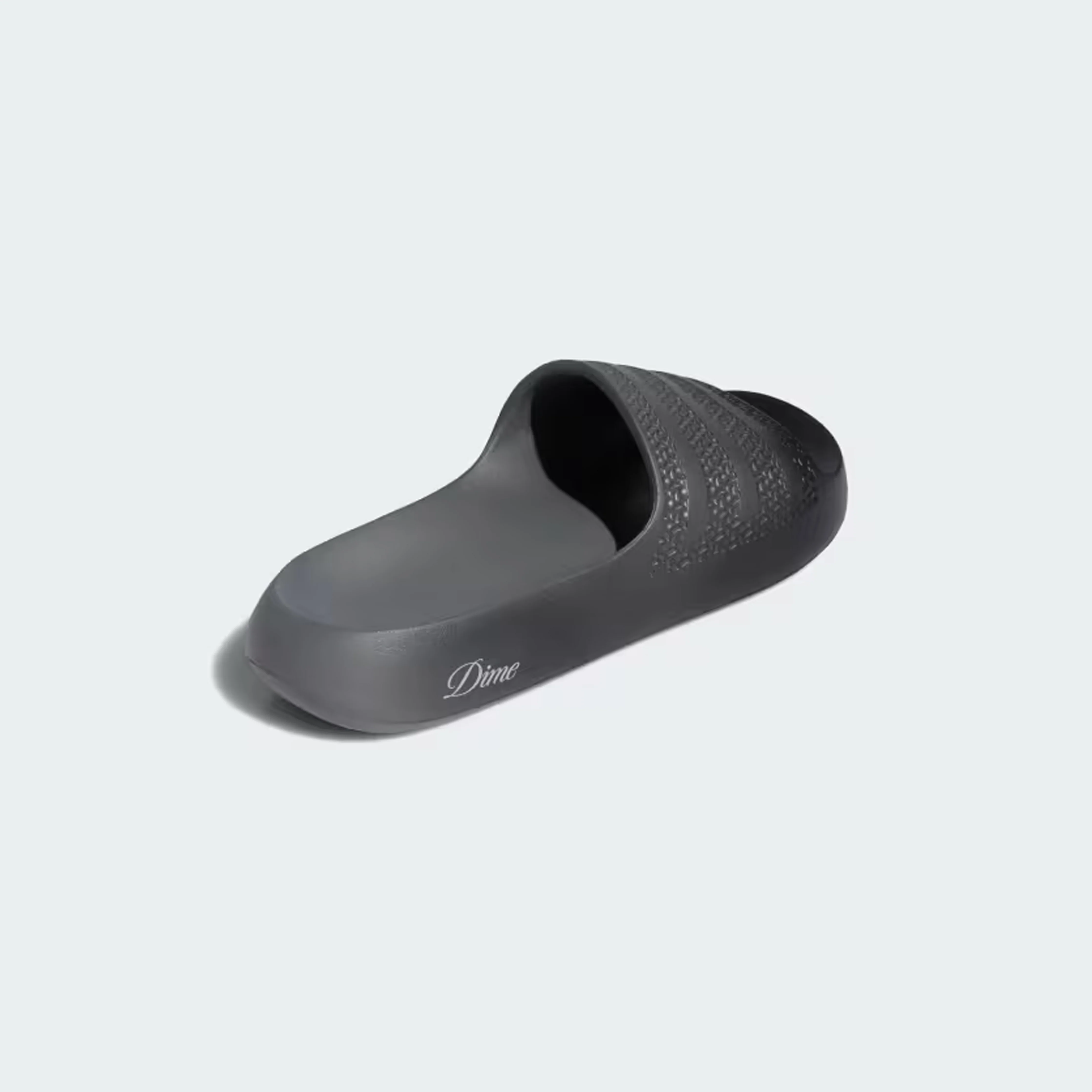 Adidas Skateboarding X Dime Ayoon Slides - Core Black / Vista Grey / Gold Metallic - Image 8
