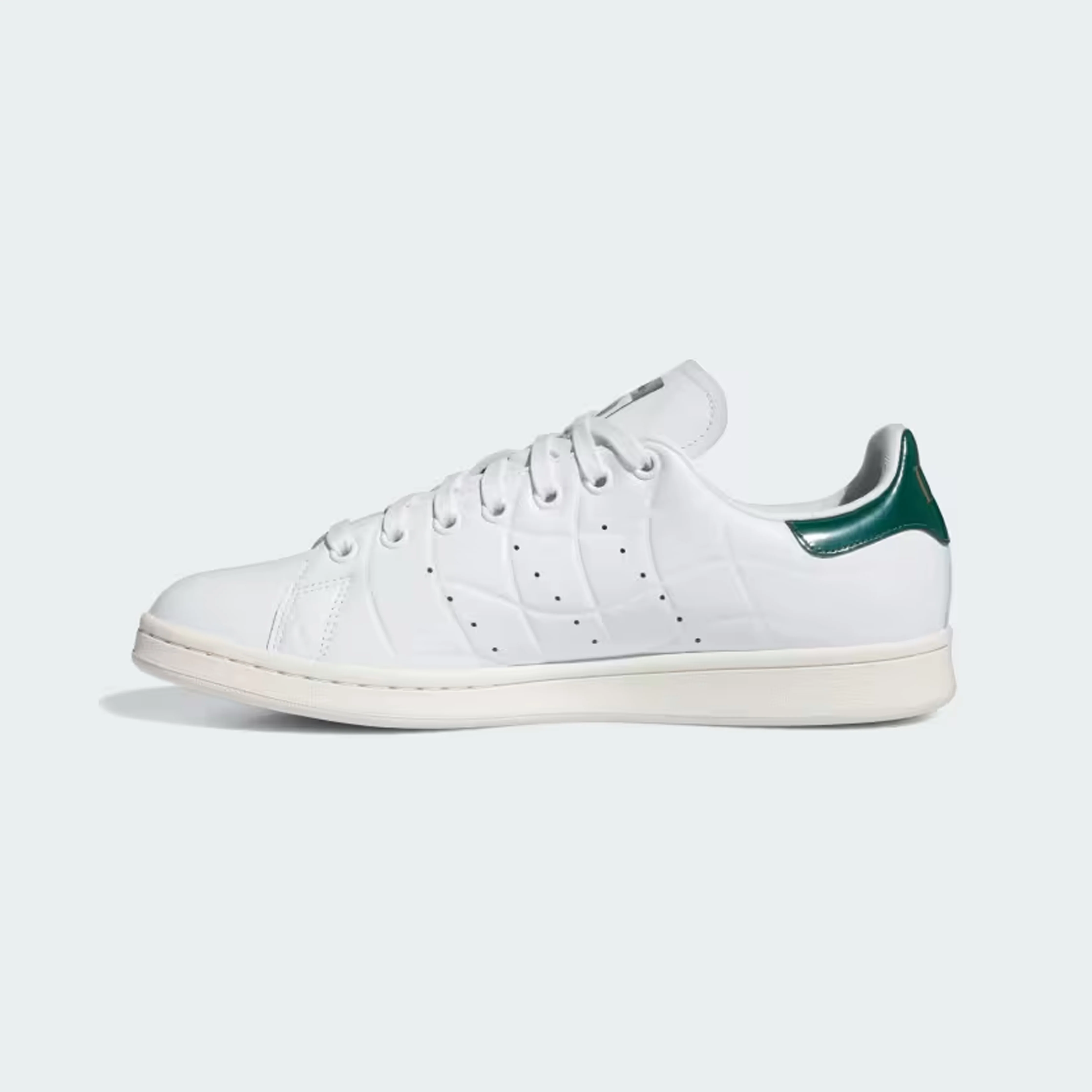 Adidas Skateboarding X Dime Stan Smith Skate Shoes - Cloud White / Collegiate Green / Green Oxide - Image 2