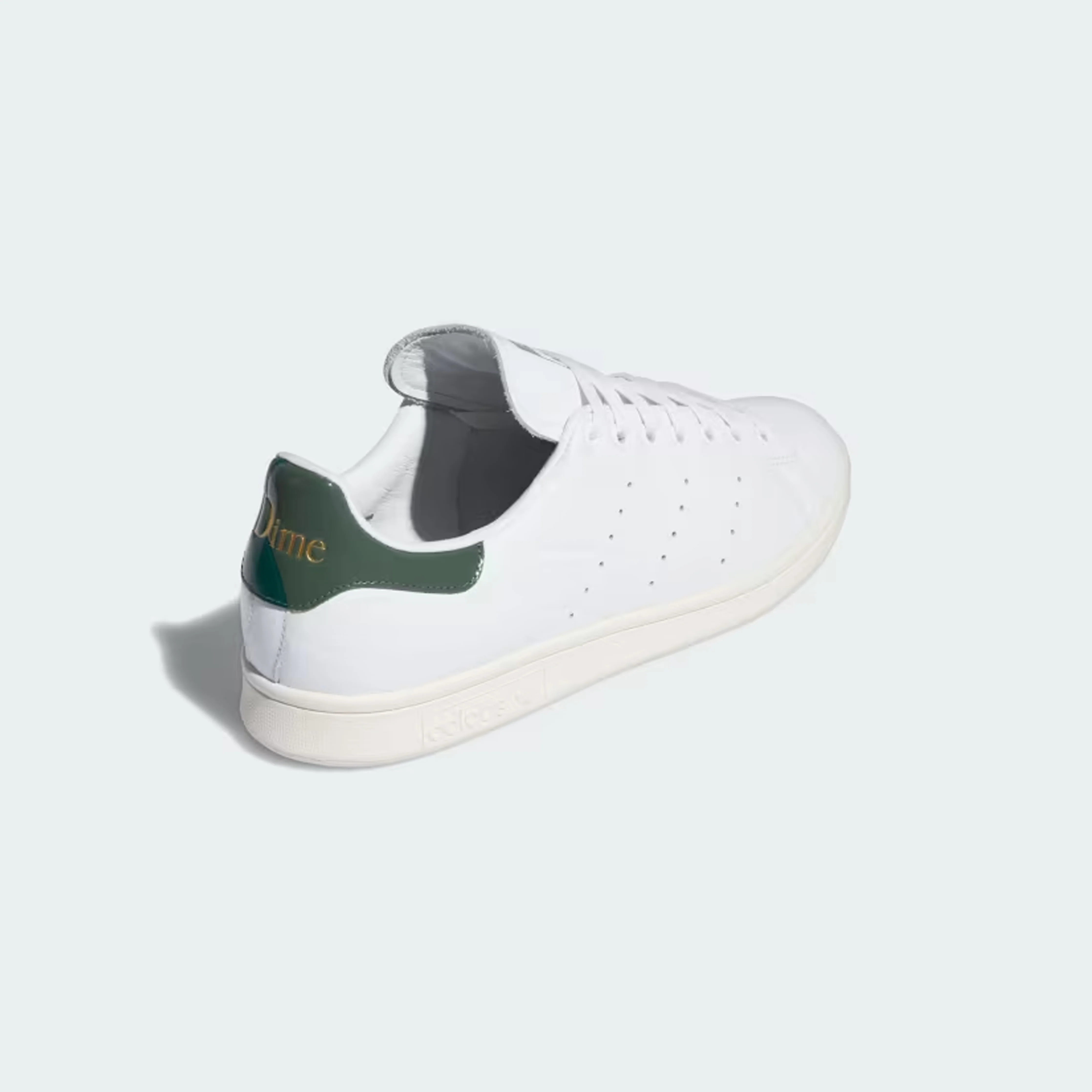 Adidas Skateboarding X Dime Stan Smith Skate Shoes - Cloud White / Collegiate Green / Green Oxide - Image 8