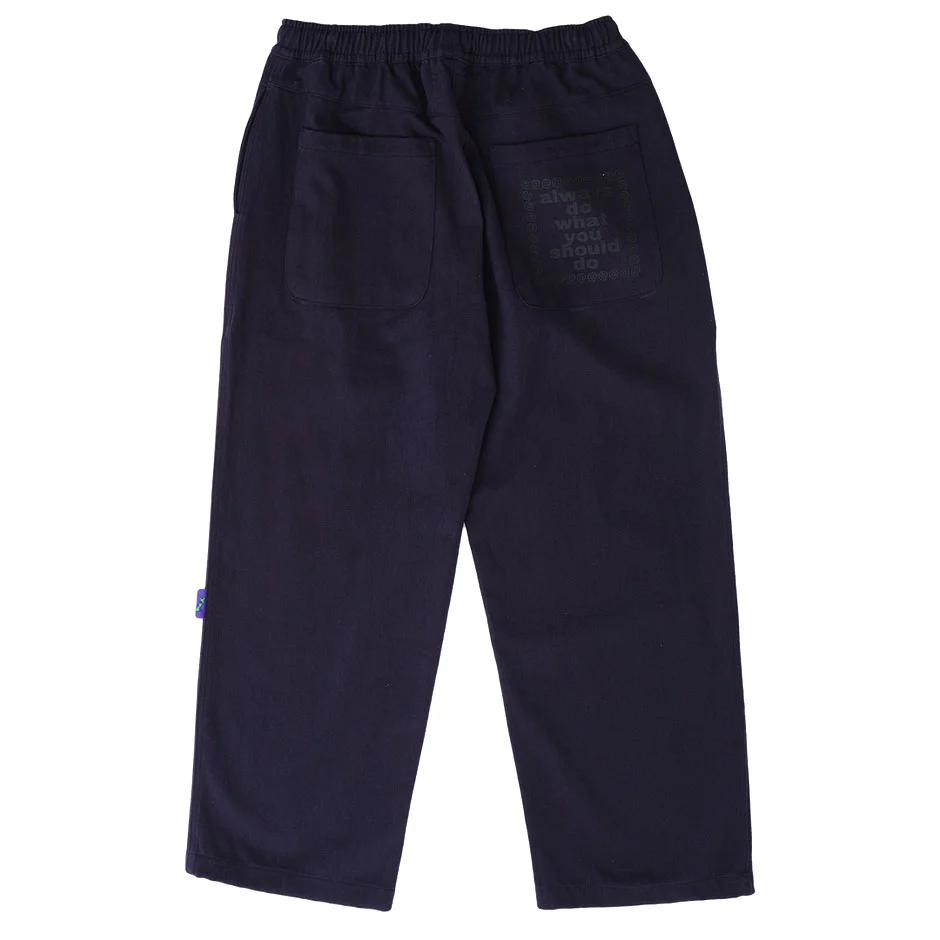 Always Do What You Should Do Heavy Cotton Drill Skate pant - Navy