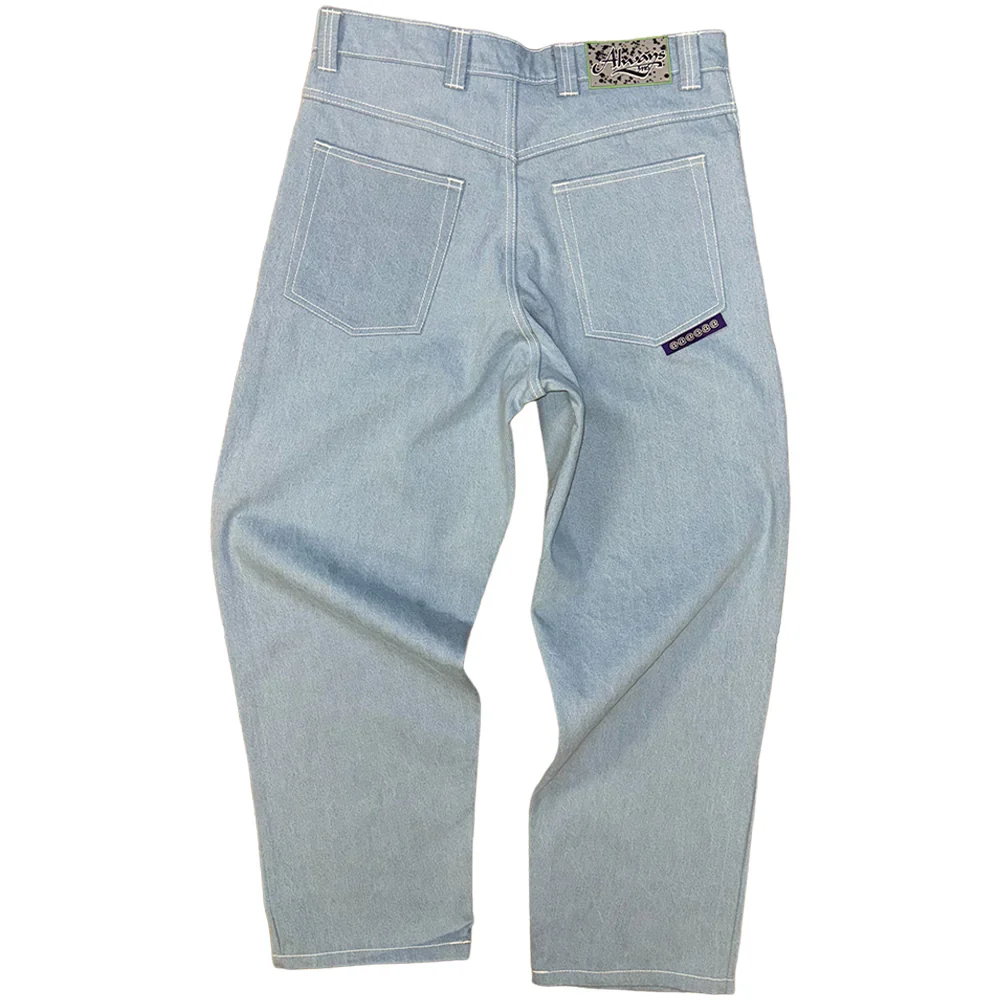 Always Do What You Should Do Purple Label Heavy Duty Unisex Denim - Blue - Image 2