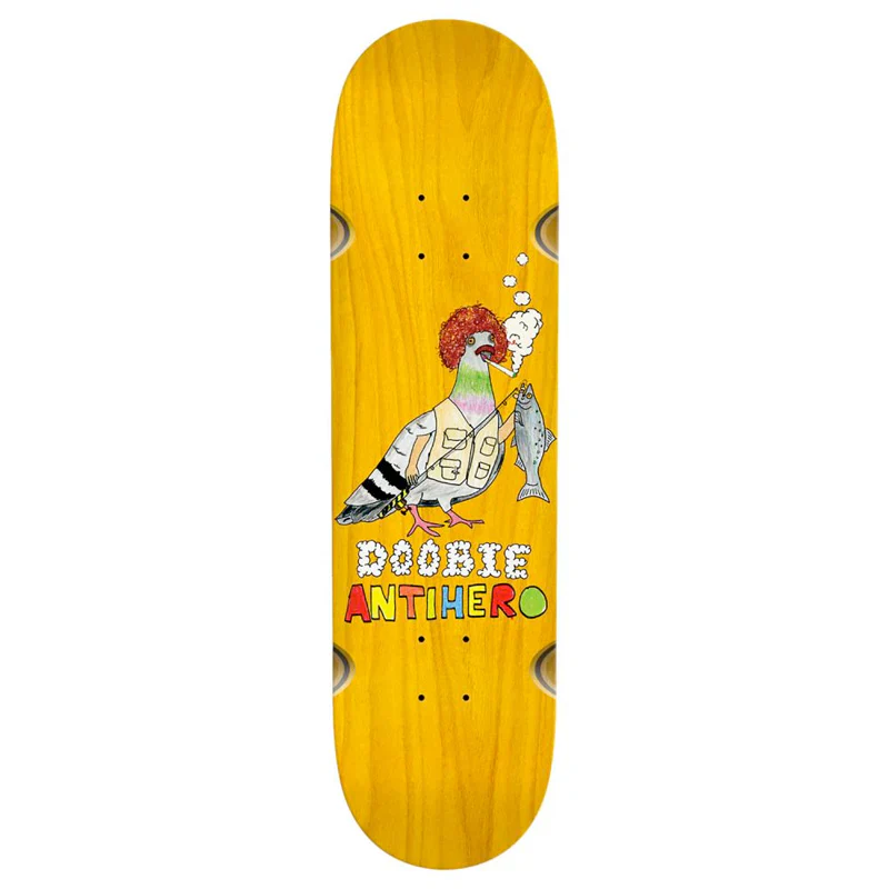 Anti Hero Skateboards Doobie Pigeon Vision Skateboard Deck - 8.75