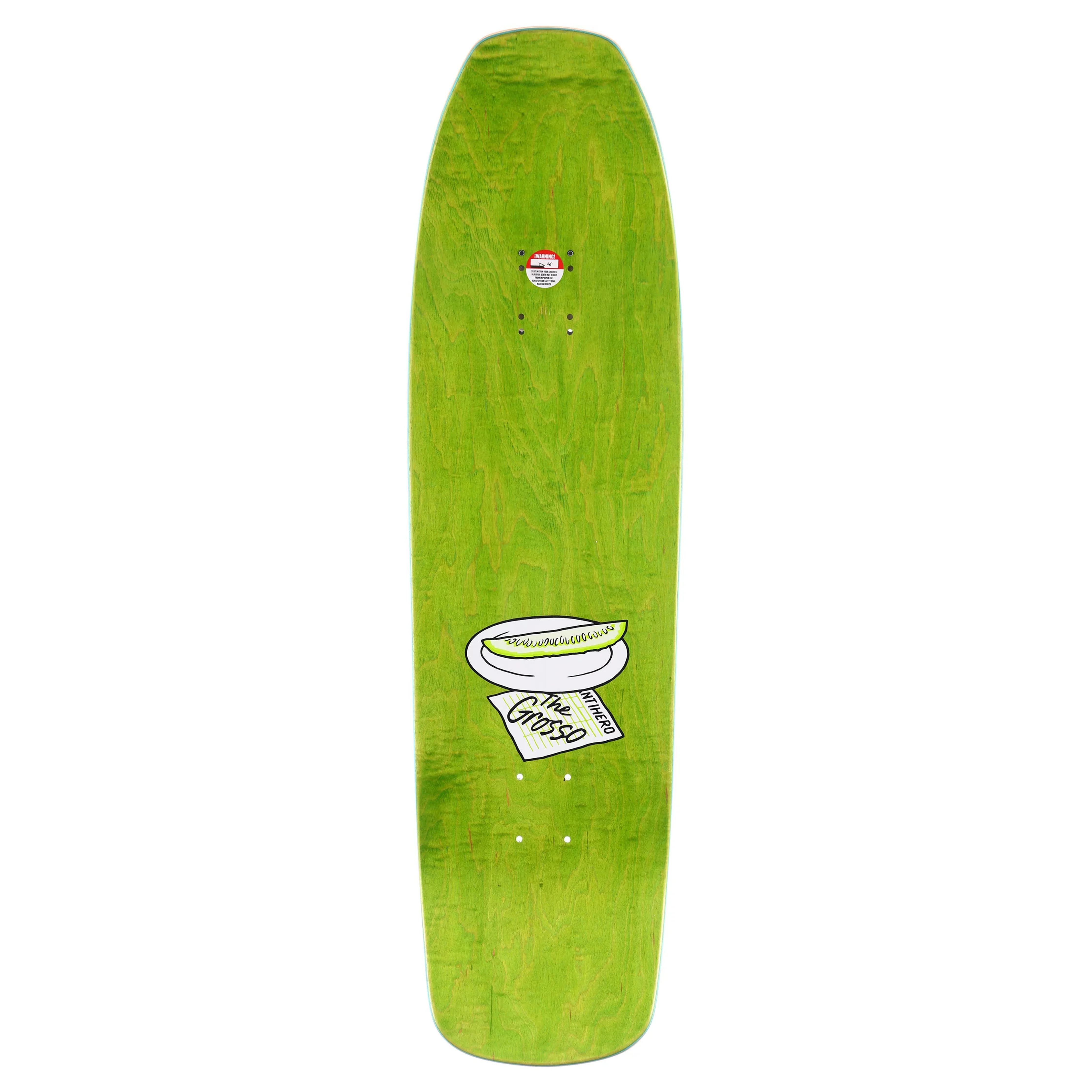 Anti Hero Skateboards Grosso Dagwood Roast Beef Teal Skateboard Deck - 9.25 Double Drilled - Image 2