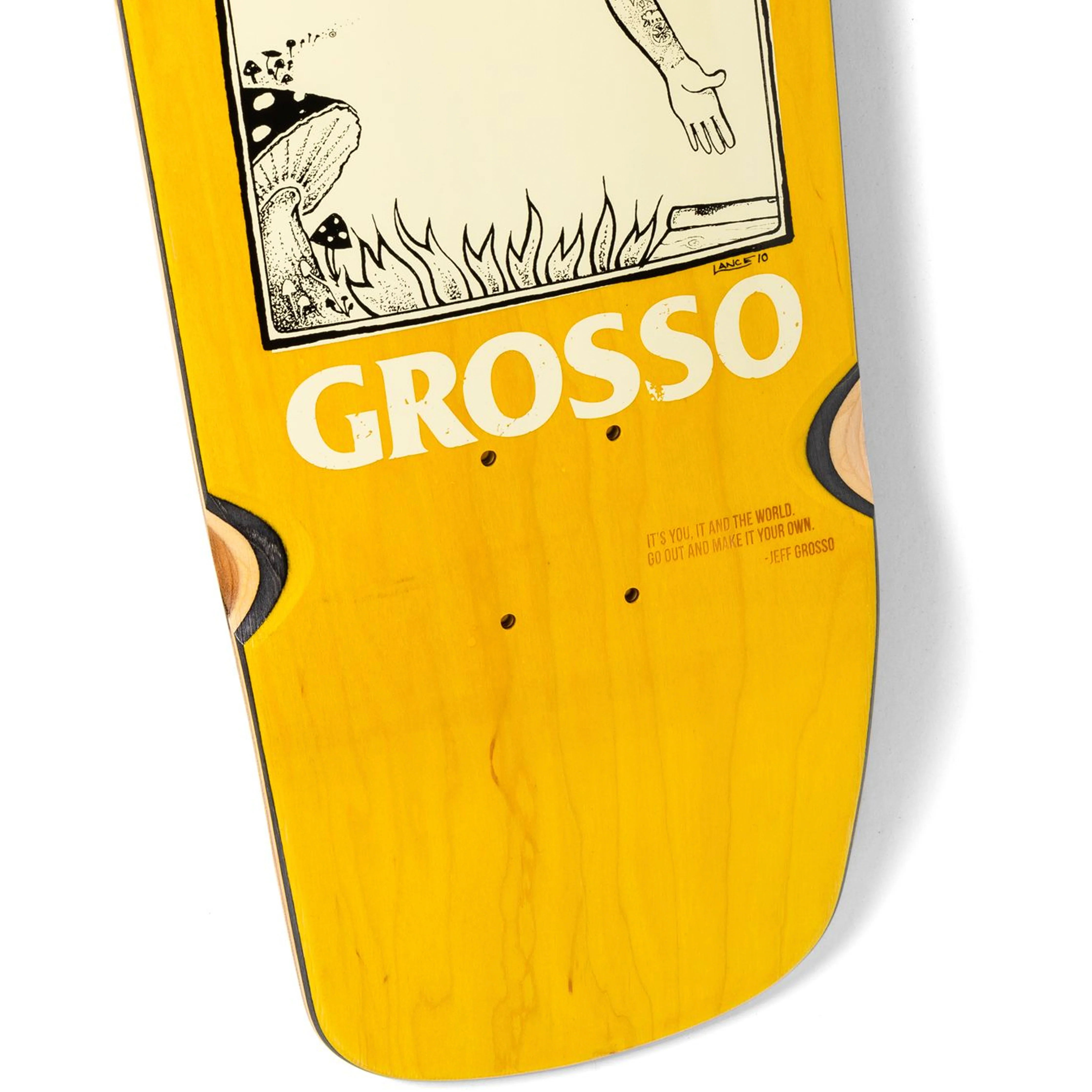 Anti Hero Skateboards x Skate Shop Day 2025 Grosso Handplant Orange Skateboard Deck - 9.25 - Image 4