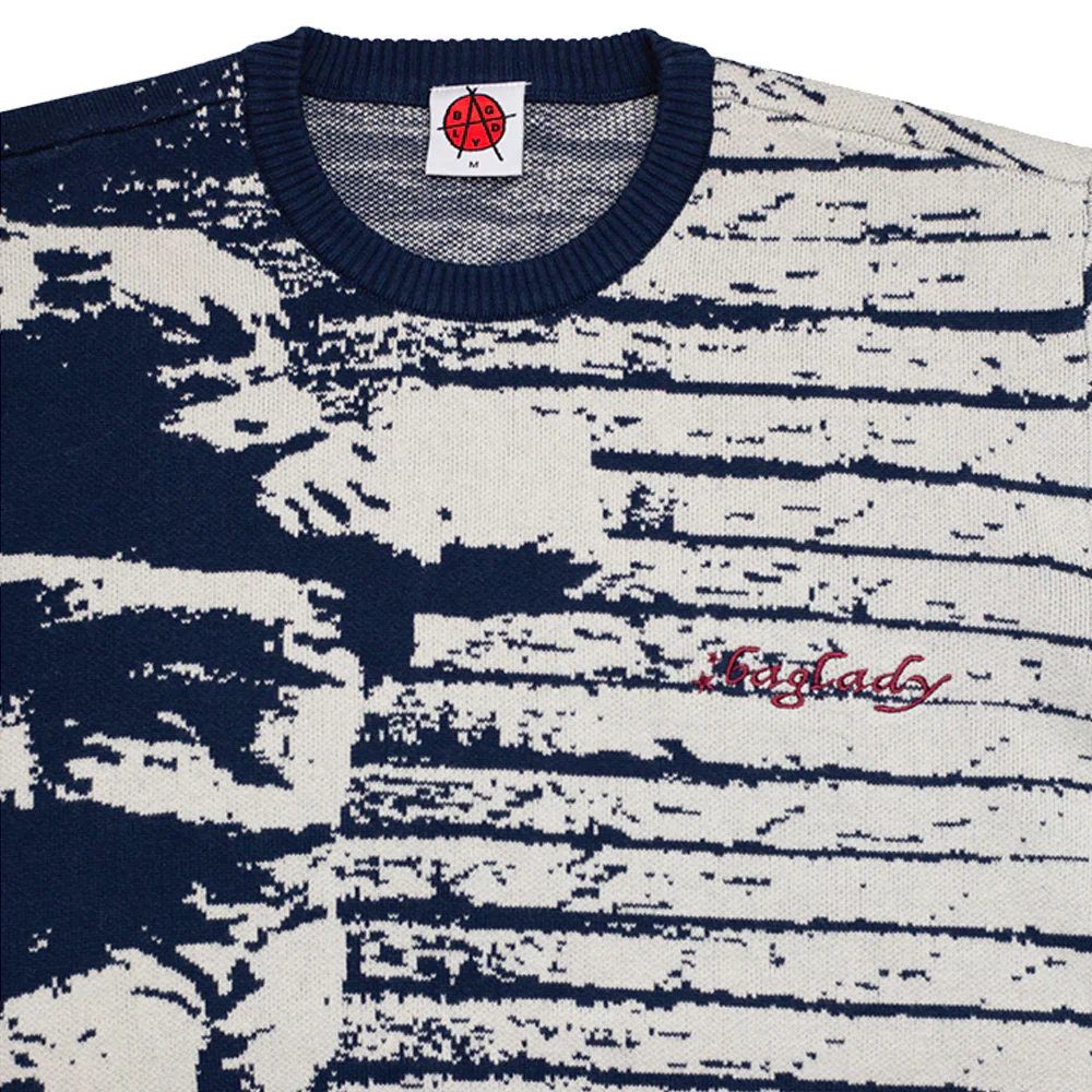 Baglady Cherub Knit - Navy - Image 3