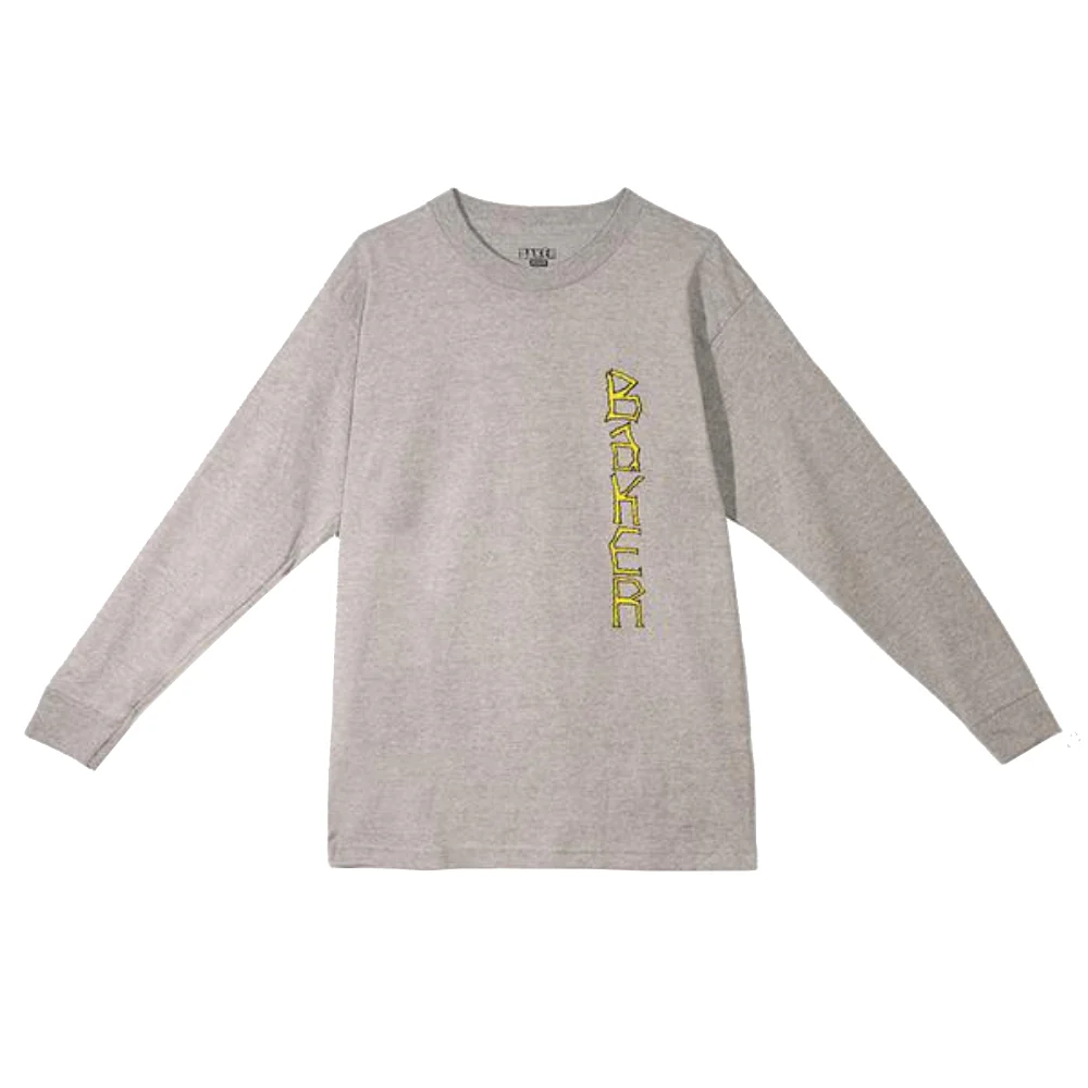 Baker Skateboards Aggro Long Sleeve Tee - Grey
