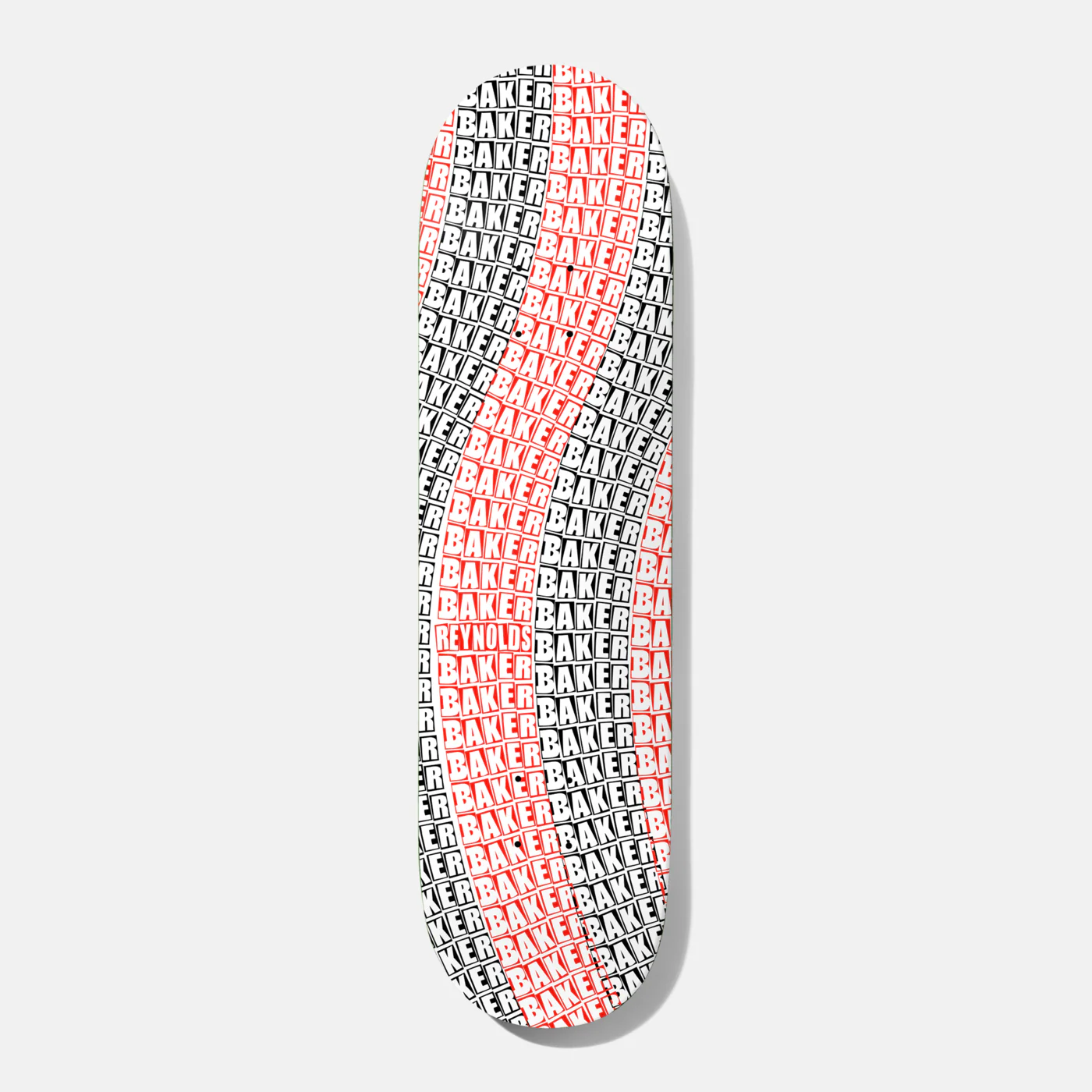 Baker Skateboards Andrew Reynolds Wavy Black/Red Skateboard Deck - 8.25"