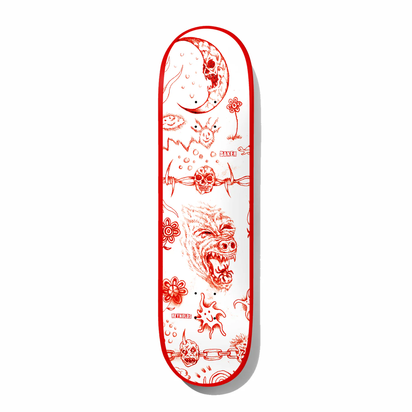 Baker Skateboards Reynolds Lunacy Skateboard Deck - 8.5