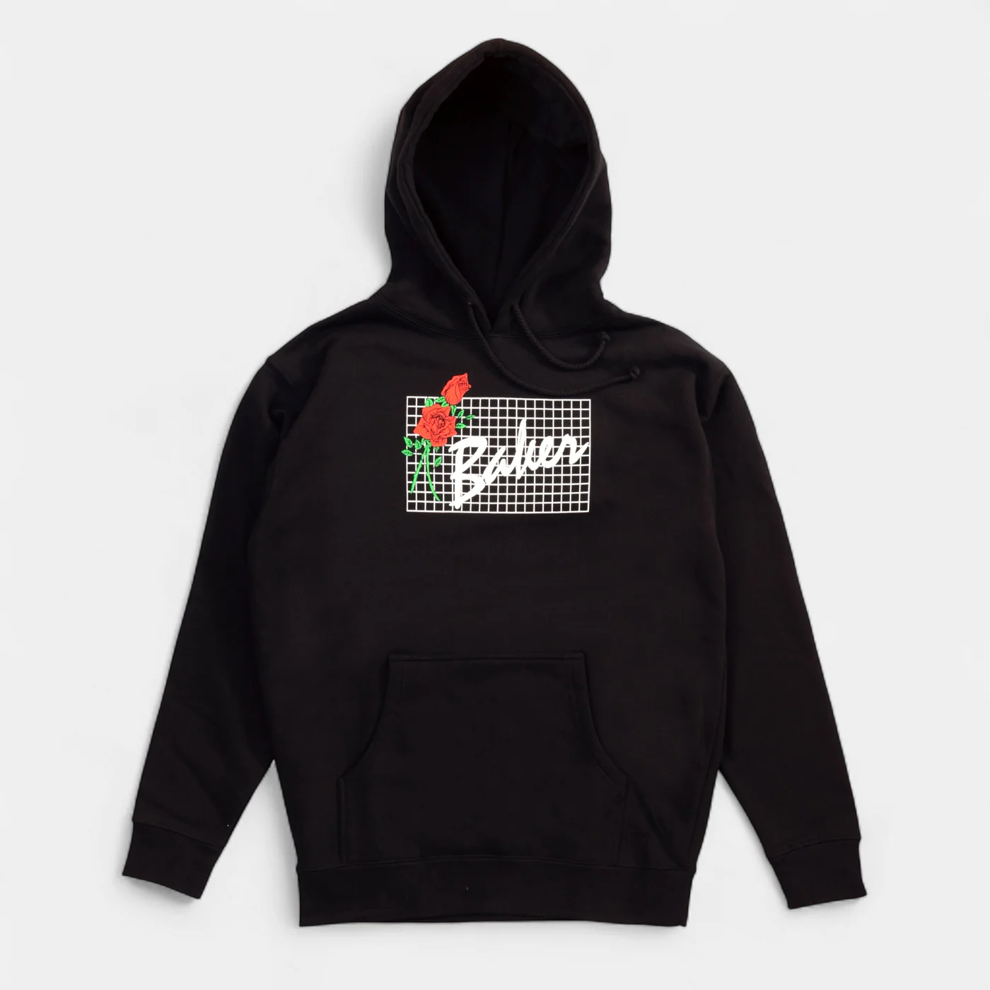 Baker Skateboards Roses Hoodie - Black