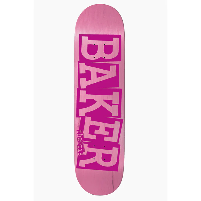 Baker Skateboards Theotis Beasley Ribbon Pink Veneer Skateboard Deck - 8.00"