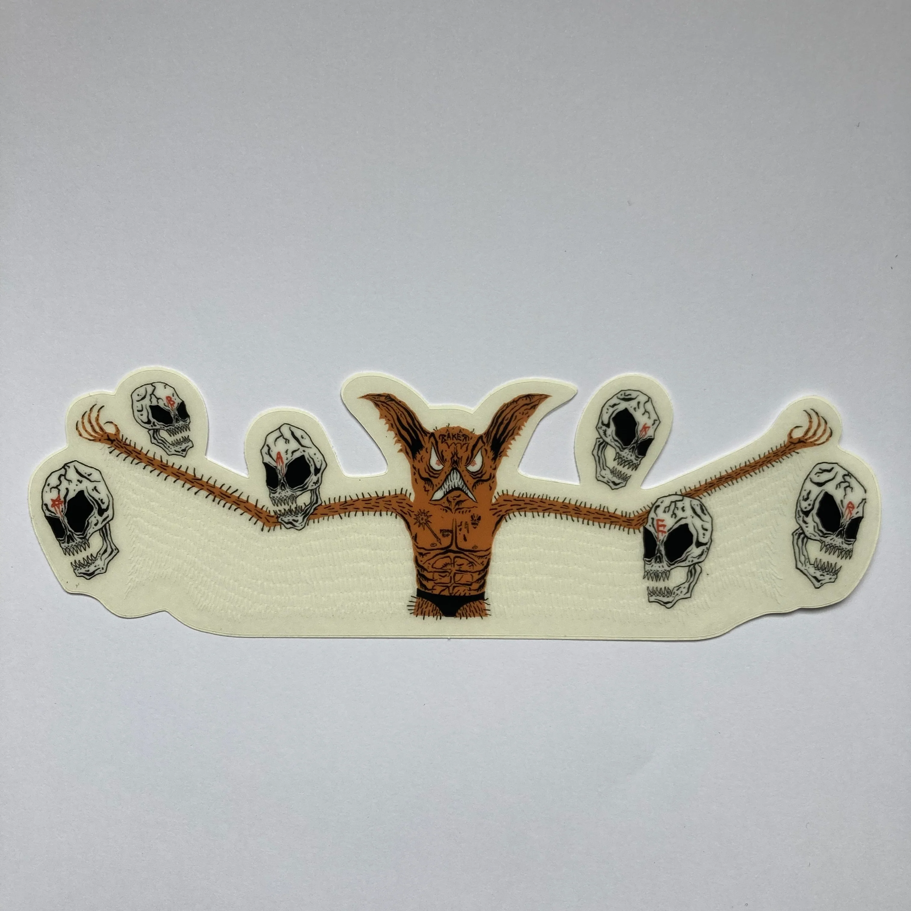 Baker Skateboards - Throwback From The Dead Neckface Sticker