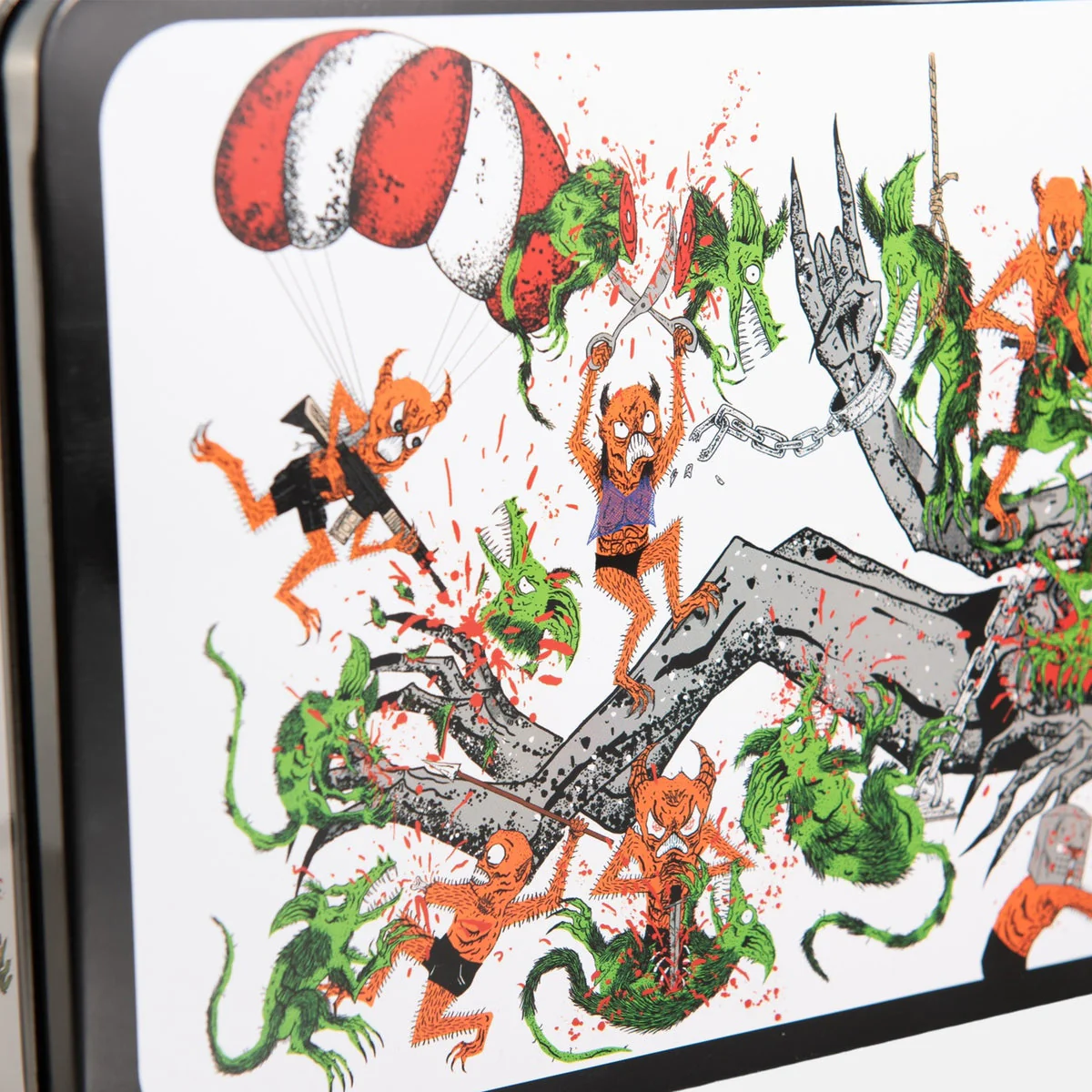 Baker Skateboards Toxic Rats Tin Lunch Box (Neckface) - Image 4