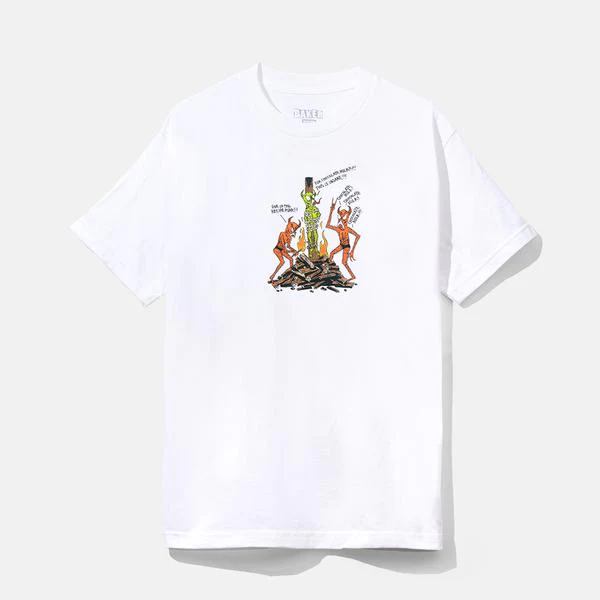 Baker Skateboards X Neckface Chocolate Milk T Shirt - White