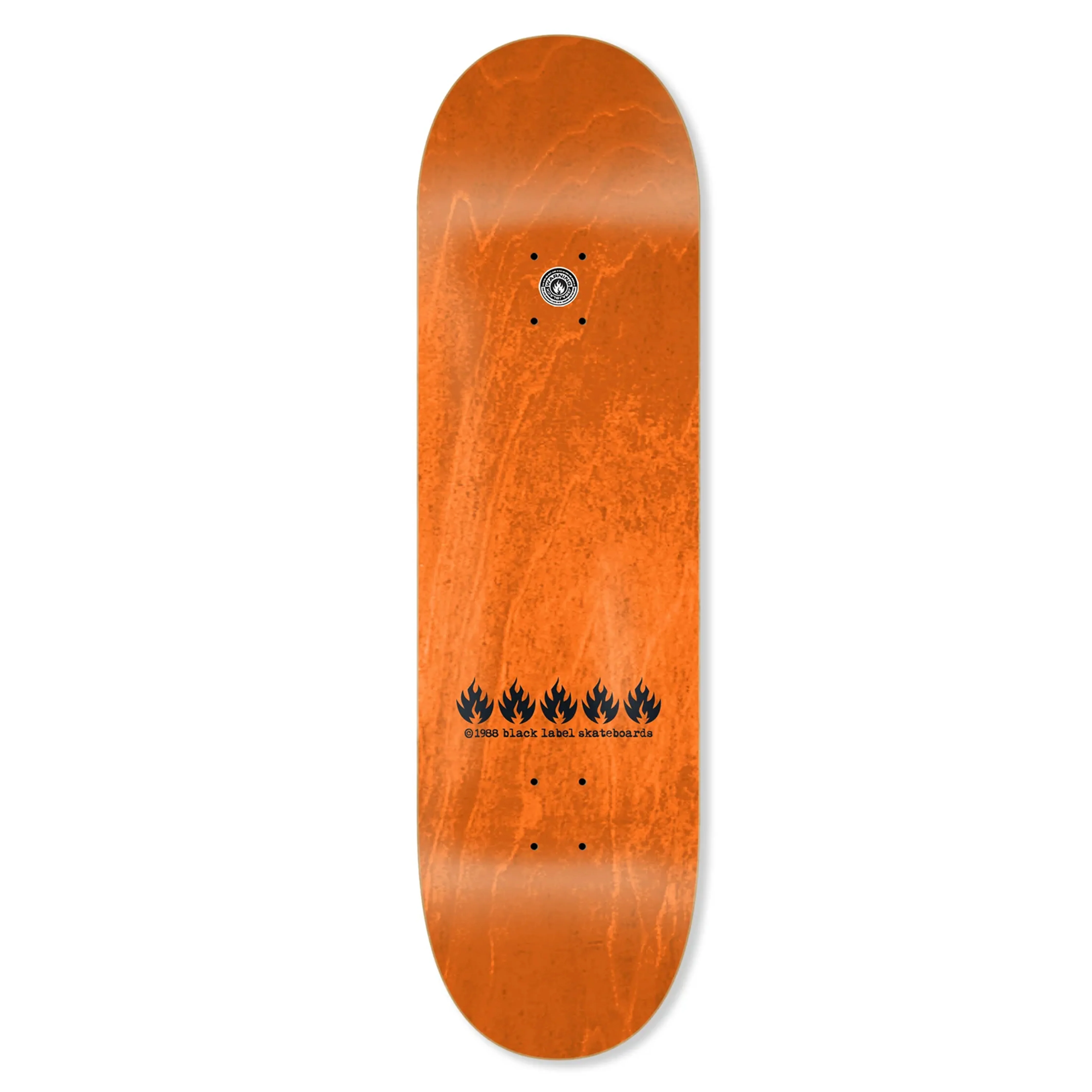 Black Label Skateboards Jason Adams All Shook Up Deck - 9.0 Assorted Stains - Image 2