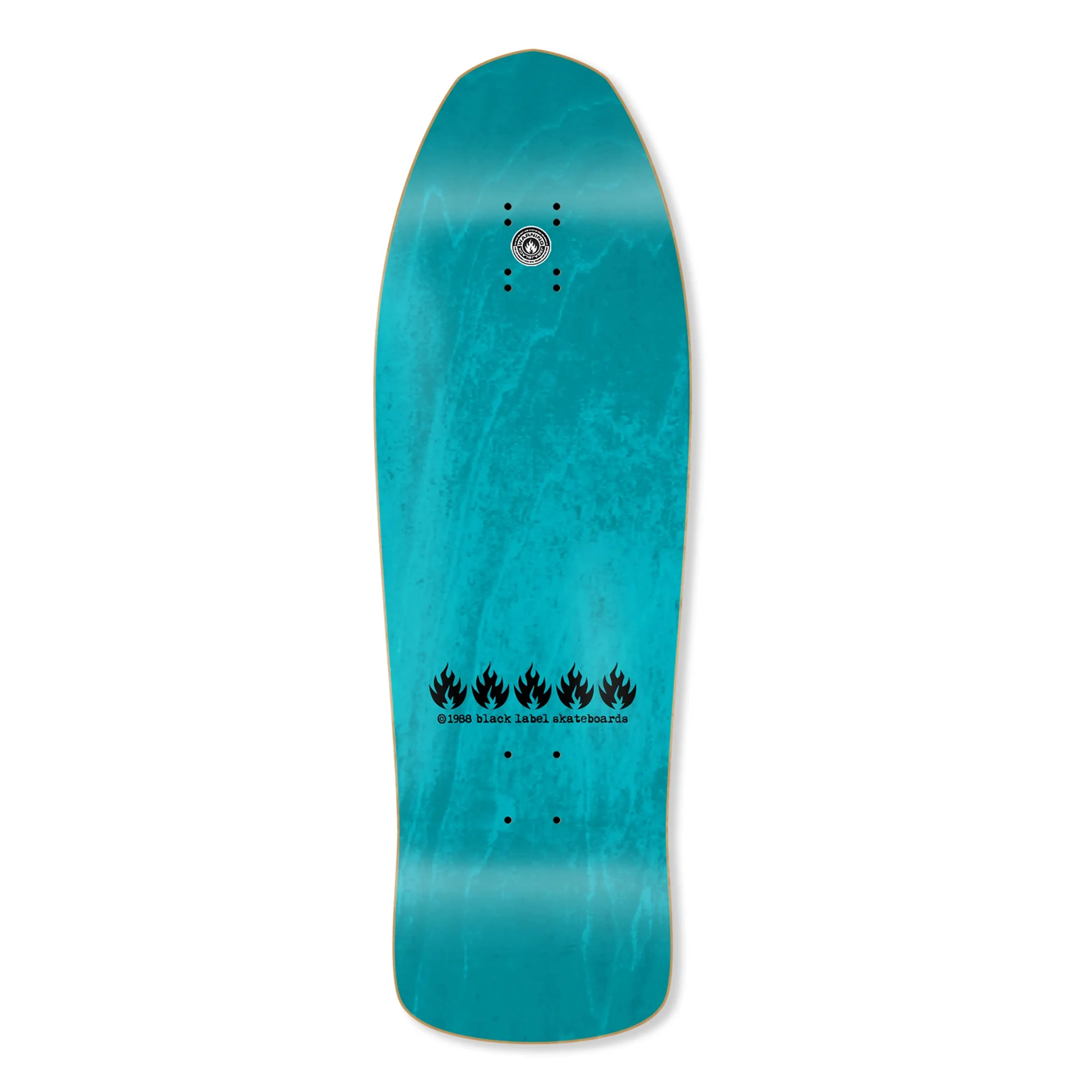 Black Label Skateboards Omar Hassan Ashtray Deck - 10.0 12XU Shape - Image 2