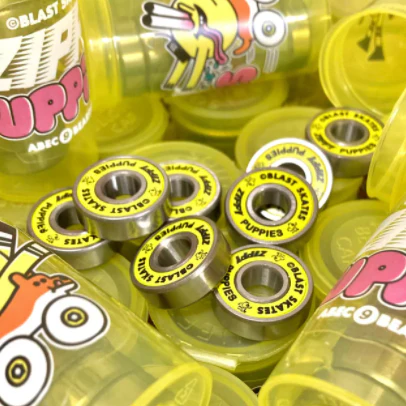 Blast Skates Abec 9 Zippy Puppies Skateboard Bearings - Image 2