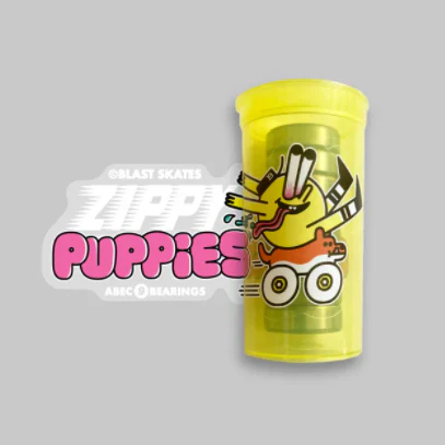 Blast Skates Abec 9 Zippy Puppies Skateboard Bearings - Image 3