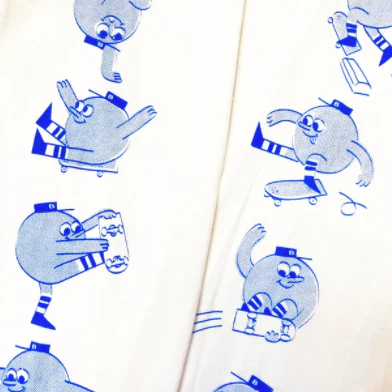 Blast Skates Stuntz Longsleeve T-Shirt - White - Image 2