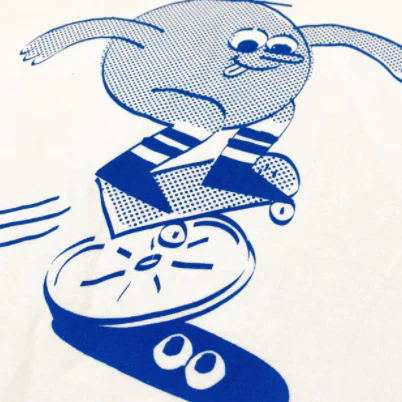 Blast Skates Stuntz Longsleeve T-Shirt - White - Image 4